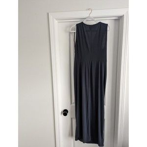 SOHO APPAREL LTD LONG GRAY DRESS SIZE 1X MINOR DEFECT SEE PHOTOS